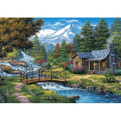 Puzzle Art-Puzzle-5471 Deux Petites Cascades