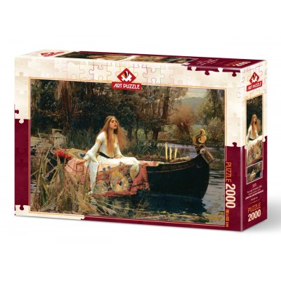 Puzzle Art-Puzzle-5478 John William Waterhouse - Die Herrin von Shalott, 1888