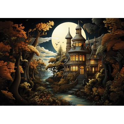 Puzzle Art-Puzzle-5495 Roccoco Mansion