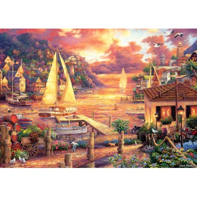 Puzzle Art-Puzzle-5524 Chuck Pinson - Mer Dorée