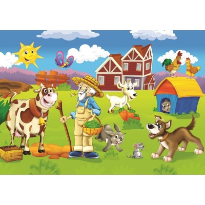 Art-Puzzle-5567 2 Puzzles - Happy Farmer