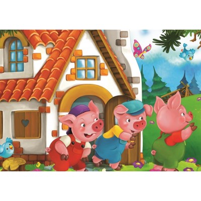 Art-Puzzle-5568 2 Puzzles - Loup Affamé