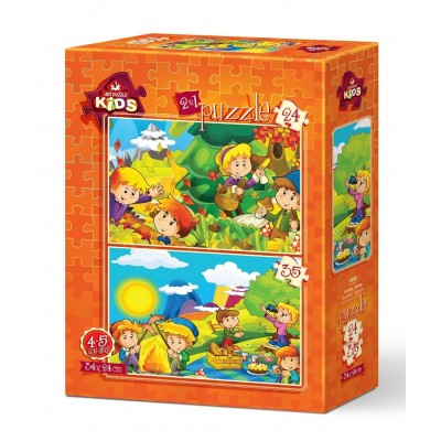 Art-Puzzle-5569 2 Puzzles - Fall - Spring
