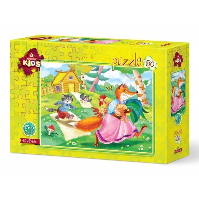 Puzzle Art-Puzzle-5602 Pièces XXL - Voleur de Poules