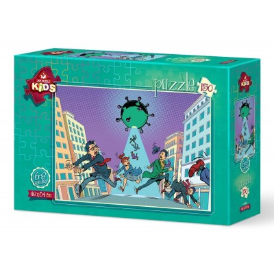 Puzzle Art-Puzzle-5659 XXL Pieces - Virus Escape