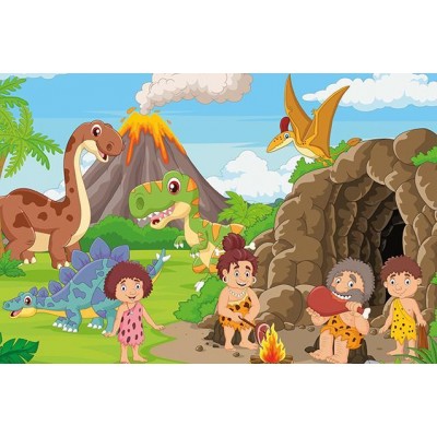 Art-Puzzle-5868 Wooden Puzzle - Stone Age