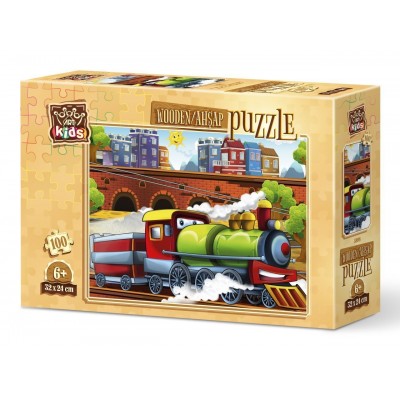 Art-Puzzle-5898 Wooden Puzzle - Train
