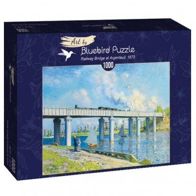 Puzzle Art-by-Bluebird-60038 Claude Monet -Railway Bridge at Argenteuil, 1873