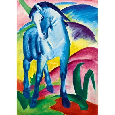 Puzzle Art-by-Bluebird-60069 Franz Marc - Blue Horse I, 1911