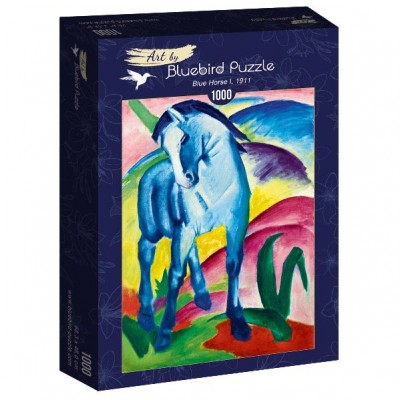 Puzzle Art-by-Bluebird-60069 Franz Marc - Blue Horse I, 1911