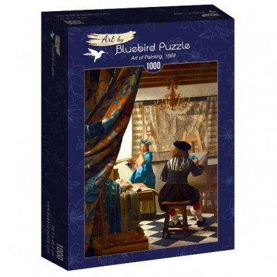 Puzzle Art-by-Bluebird-60083 Johannes Vermeer - Art of Painting, 1668