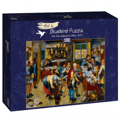 Puzzle Art-by-Bluebird-60085 Pieter Brueghel the Younger - The Tax-collector's Office, 1615