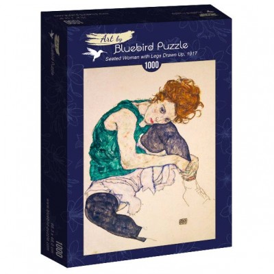 Puzzle Art-by-Bluebird-60092 Egon Schiele - Seated Woman with Legs Drawn Up, 1917