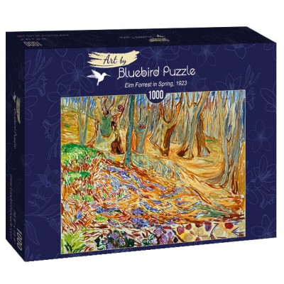 Puzzle Art-by-Bluebird-60130 Edvard Munch - Elm Forrest in Spring, 1923