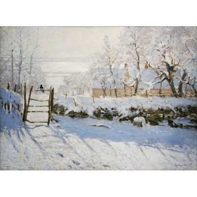 Puzzle Art-by-Bluebird-60144 Claude Monet - The Magpie, 1868-1869