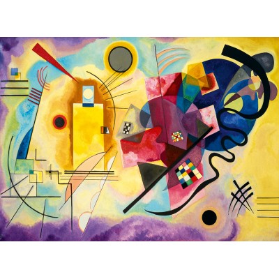 Puzzle Art-by-Bluebird-60147 Kandinsky - Yellow, Red, Blue, 1925