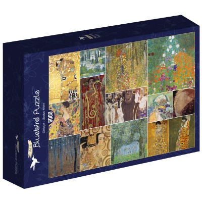 Puzzle Art-by-Bluebird-60156 Gustav Klimt - Collage