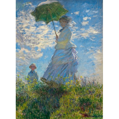 Puzzle Art-by-Bluebird-60160 Claude Monet - La Femme à l'Ombrelle, 1875