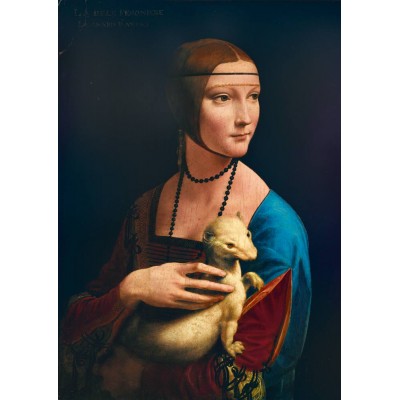 Puzzle Art-by-Bluebird-F-60213 Leonardo Da Vinci - Lady with an Ermine, 1489