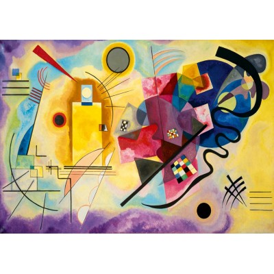 Puzzle Art-by-Bluebird-F-60233 Kandinsky - Gelb-Rot-Blau, 1925