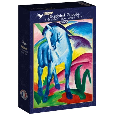 Puzzle Art-by-Bluebird-F-60263 Franz Marc - Blue Horse I, 1911