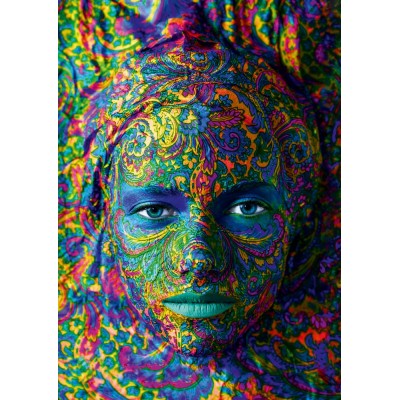 Puzzle Art-by-Bluebird-F-60287 Face Art - Portrait of woman