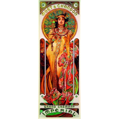 Puzzle Art-by-Bluebird-F-60298 Mucha  - Moët & Chandon-Grand Crémant Impérial, 1899