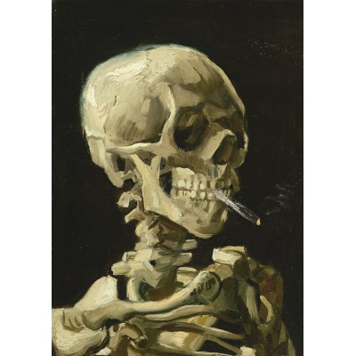 Puzzle Art-by-Bluebird-F-60323 Vincent Van Gogh - Head of a Skeleton with a Burning Cigarette, 1886