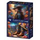 2 Puzzles - Cowgirl and Boots - Far West Collection