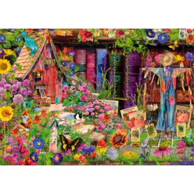 Puzzle Bluebird-Puzzle-70238-P The Scarecrow's Garden