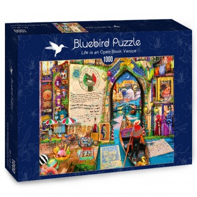 Puzzle Bluebird-Puzzle-70242-P Life is an Open Book Venice