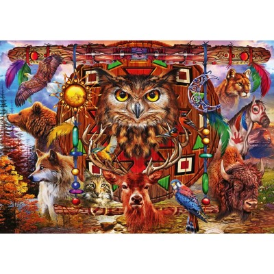 Puzzle Bluebird-Puzzle-70247-P Animal Totem