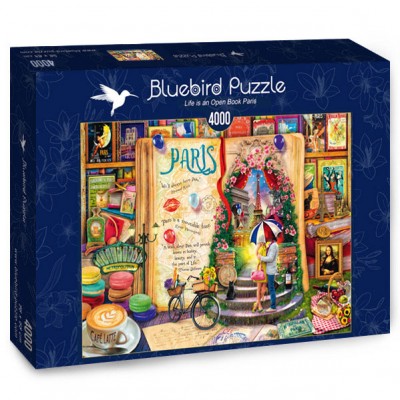 Puzzle Bluebird-Puzzle-70262-P Life is an Open Book Paris