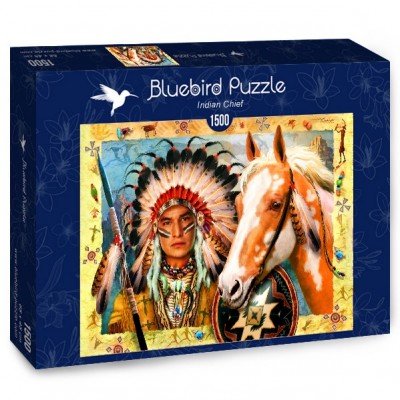 Puzzle Bluebird-Puzzle-70284 Indian Chief