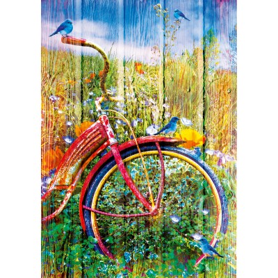Puzzle Bluebird-Puzzle-70300-P Bluebirds on a Bicycle