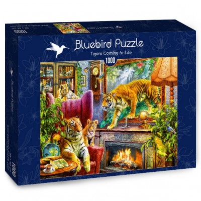 Puzzle Bluebird-Puzzle-70310-P Tigers Coming to Life