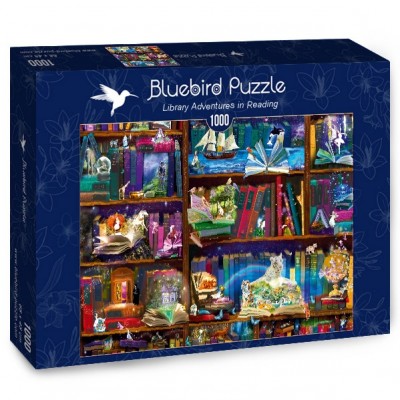 Puzzle Bluebird-Puzzle-70313-P Library Adventures in Reading