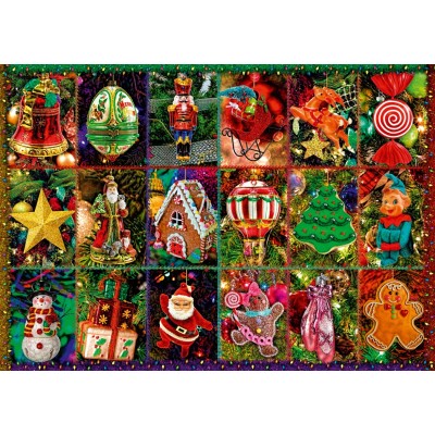 Puzzle Bluebird-Puzzle-70325-P Festive Ornaments