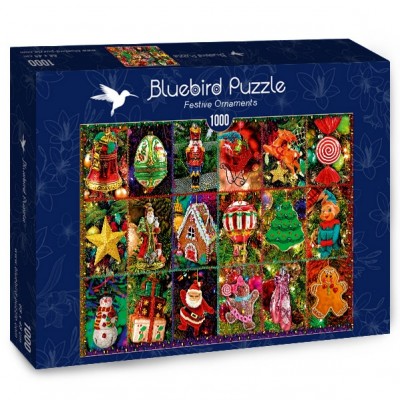 Puzzle Bluebird-Puzzle-70325-P Festive Ornaments