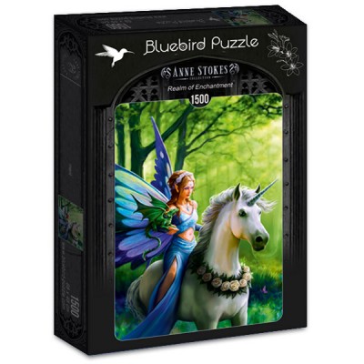 Puzzle Bluebird-Puzzle-70440 Anne Stokes - Realm of Enchantment