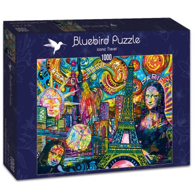 Puzzle Bluebird-Puzzle-70496-P Iconic Travel
