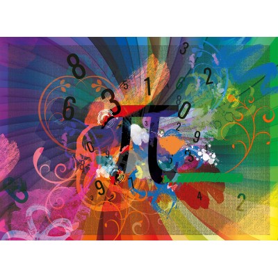 Puzzle Bluebird-Puzzle-70561-P The number Pi