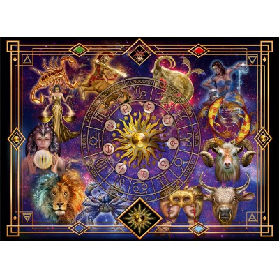 Puzzle Bluebird-Puzzle-70574-P Zodiac Montage