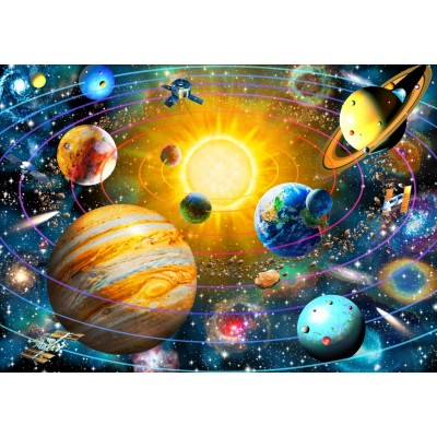 Puzzle Bluebird-Puzzle-F-90009 Ringed Solar System