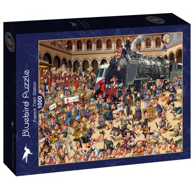 Puzzle Bluebird-Puzzle-F-90034 French Train Station