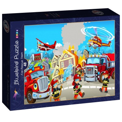Puzzle Bluebird-Puzzle-F-90048 Fire Rescue Team