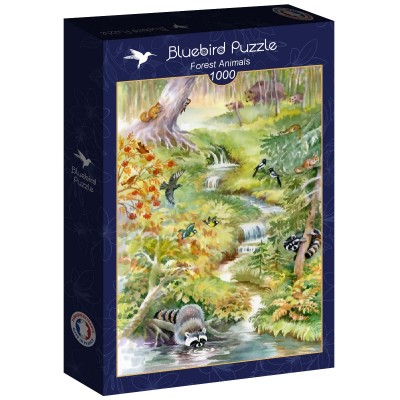 Puzzle Bluebird-Puzzle-F-90135 Forest Animals