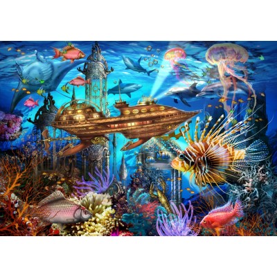 Puzzle Bluebird-Puzzle-F-90172 Aqua City