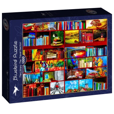 Puzzle Bluebird-Puzzle-F-90214 The Library The Travel Section