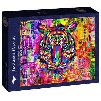 Puzzle Bluebird-Puzzle-F-90220 Wonderful Tiger
